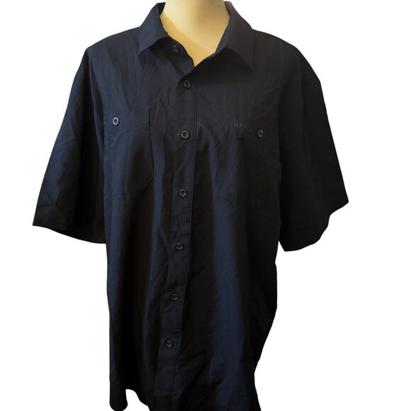Orvis Short Sleeve Woven Shirt With UV Protection, Blue, Size XL - Picture 1 of 8
